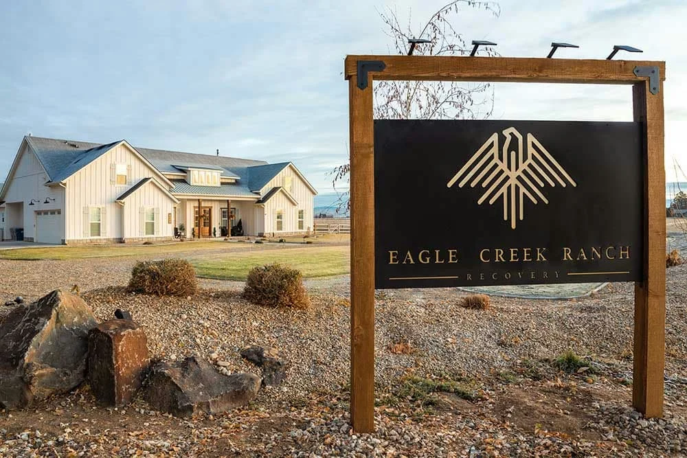 Exterior of Eagle Creek Ranch Recovery, where clients attend intensive outpatient treatment in Idaho