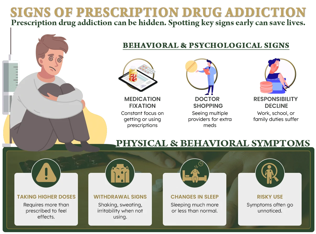 Signs of addiction to prescription drug addiction