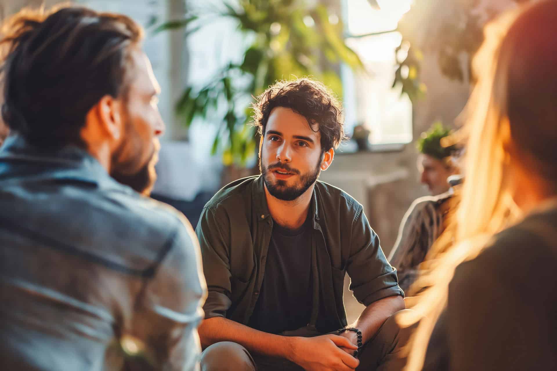 group therapy discussion on what to do when rehab doesn&rsquo;t work for addiction